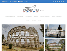 Tablet Screenshot of blog.paravion.ro